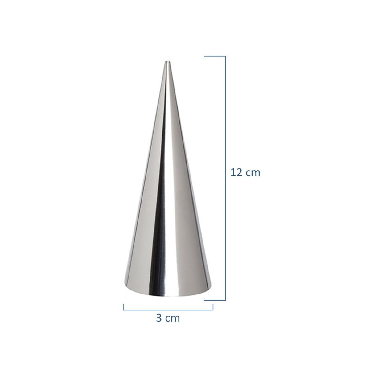 SHINEOFI Edelstahlform Hitzebeständig und Spülmaschinenfest 10 Stück aus 430 Rostfreiem Stahl Kegel und Spiralförmige Teigrollenformen zum Backen von Butterbrot