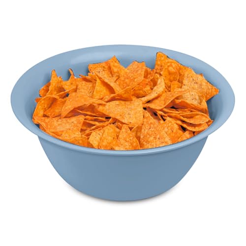 Sterilite 6 Qt Tazón para Preparar y Servir Comida, Plástico, Azul, 12 Unidades miniatura 4