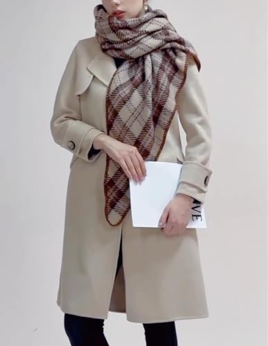 Women's Cashmere Shawl Wraps Open Front Poncho Cape Triangle Scarf Shoulder Cape Soft Warm Cover Up Cardigan 20253