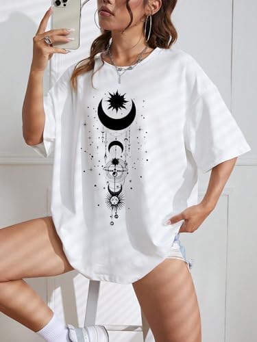 Image of Kvinner Women's Solid Oversized Fit T-Shirt