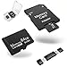 2-Pack 64GB MicroSDXC Memory Cards with SD Adapter & Universal USB Reader, V30 U3 Rated, 4K Video Recording Cards for Security Cams, Tablets & Dash Cams