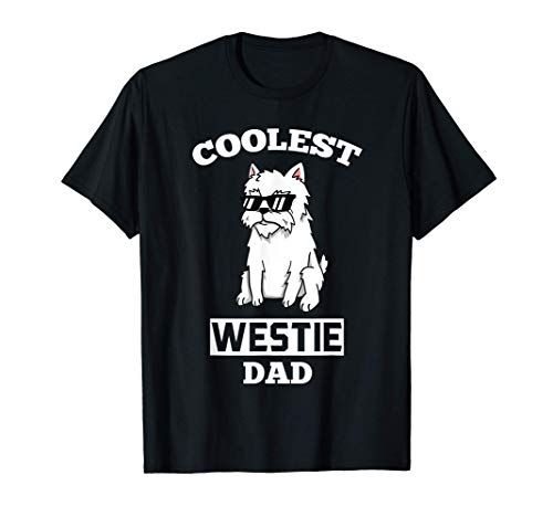 Coolest West Highland White Terrier Dad Chien T-Shirt