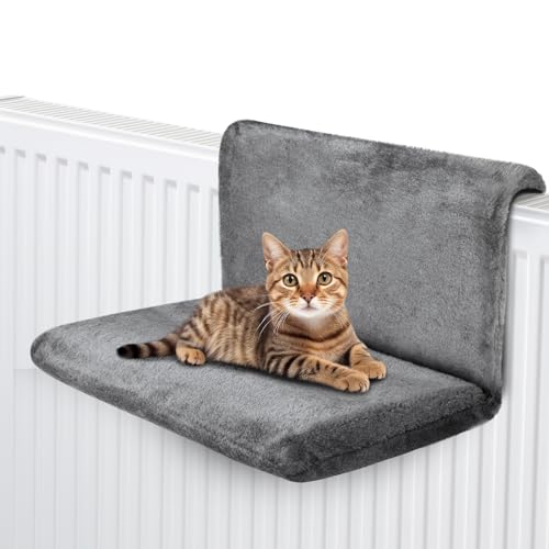 Mineup Katzenbett Für Heizungen, Katzenhängematte Für Heizungen, Heizkörperliege Für Katze Und Kleine Haustiere, Katzenbett Heizung, Katzen...