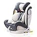 LETTAS Silla de coche Isofix grupo 0+1/2/3 (0-36 kg, desde los 0 meses hasta los 12 años) ECE R44/04 (Gris_ISOFIX)