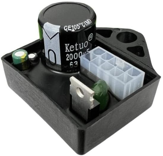 Angled rear view of the indicator module, showing the connector and internal circuitry.