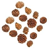 WRITWAA 100 Piezas de Piñas Navideñas Mini de 2-3 Cm, Decoración Colgante de Pino Artificial para Árbol de Navidad, Accesorio Creativo para Fotos y Adornos Festivos del Hogar