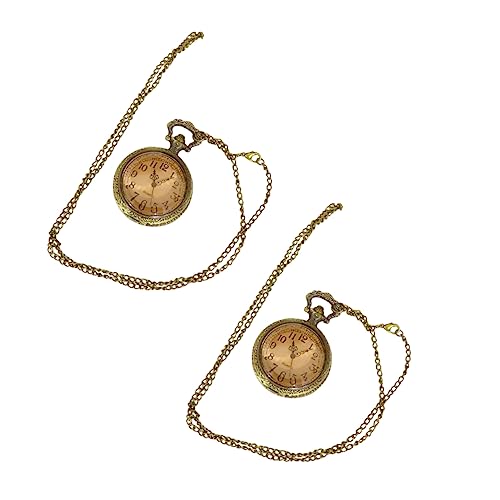 TENDYCOCO 2 Unidades Relógio De Bolso Colares Para Homens Relógio Esportivo Pendurado Colar De Homem