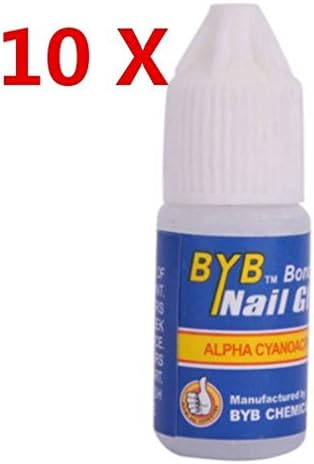 RuiChy 10 x 3g Professional Strong Glue for False Acrylic Nail Art Tip