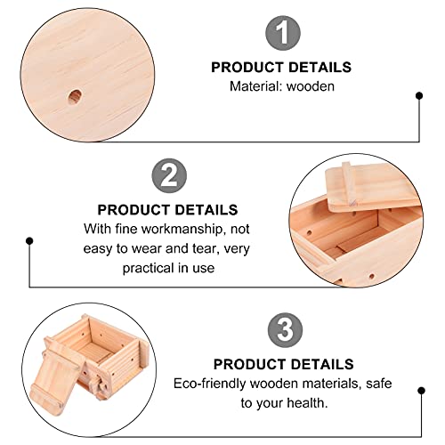 Hemoton Wooden Tofu Press Mould Soybean Curd Making Machine Cheese Maker Press Mold Tofu Maker Pressing Mold For Home #TOP4
