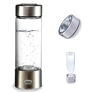 Waterstoffles Generator Maker Draagbare SPE-technologie Genereer waterstofrijk water zonder chloor Ozonresidu Anti-veroudering Antioxidant Glazen fles 350 ml