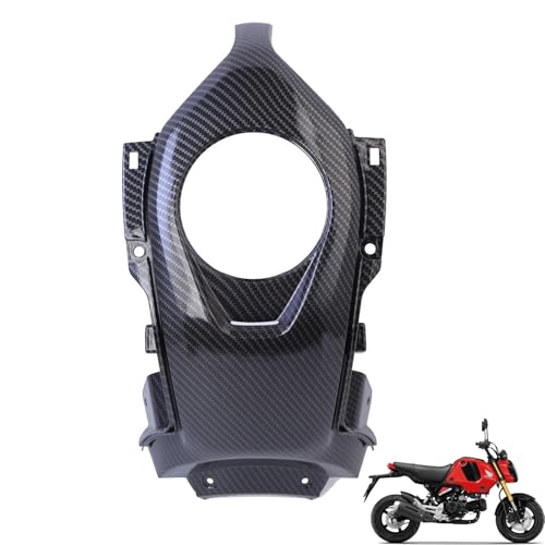 Image of Mokuo Motorcyle Fairing Parts,Upper Cover in ABS Material Compatible with 2021-2024 Honda Grom Msx 125 SF,Carbon Fibre Color