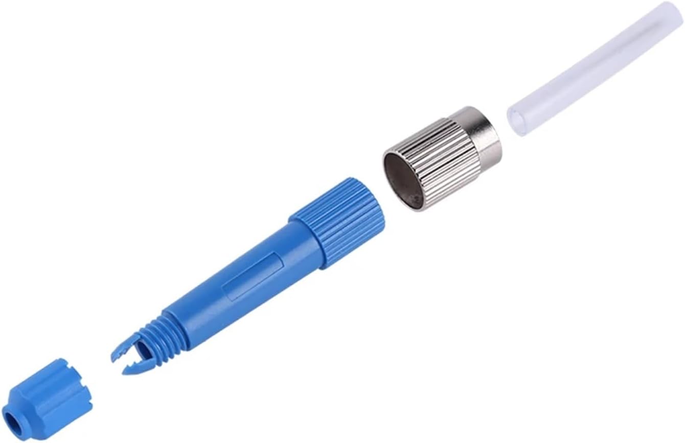 Communication Equipment 100PCS FC APC Single-Mode FTTH Fiber hot melt Quick Connection FC FTTH Fiber Optic Fast Connector FC Connector Optical Fiber Connector