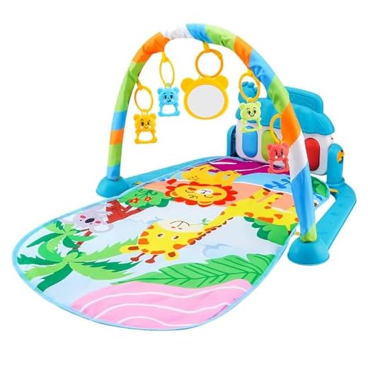 Tapis D'éveil Bébé, Tapis Musical Bébé Avec Arches De Jeu Et Amovibles Jouet Suspendu, Tapis De Gym D'activité De Développement Sensoriel, Pour Naissance En Garçons Et Filles