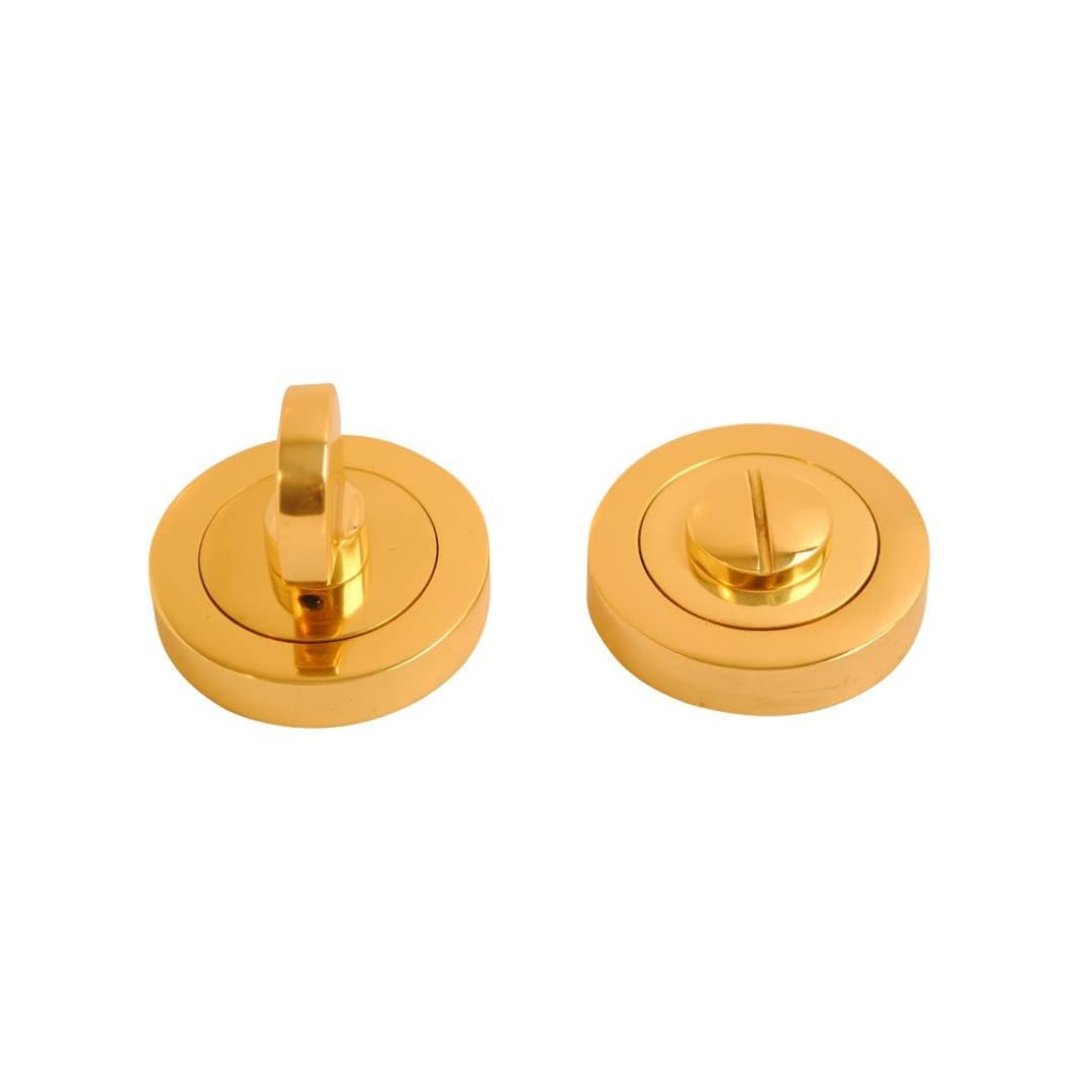 Vibe Bathroom Turn Escutcheon On Brass Door Handle Bathroom Turn Escutcheon On Brass For Internal Doors