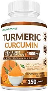 Turmeric Curcumin 95% Pure Curcuminoids - 1500 mg. Relieve Joint Pain, Anti-Inflammatory