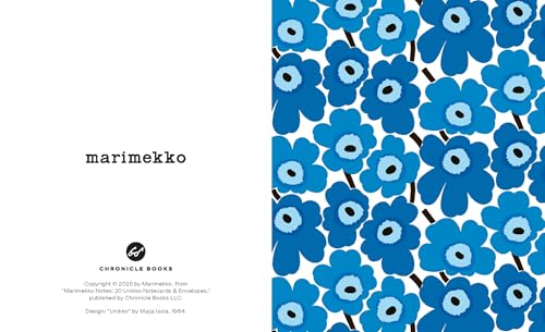 Marimekko Notes (Blues): 20 Unikko Notecards and Envelopes