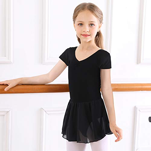 Bezioner Ballet Dance Dress Leotards Skirts for Girls Toddler Dance Costumes Outfit for Kids4