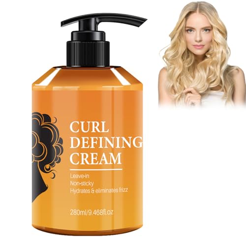 Eazerom 12 Crème Fouettée Acticurl Définit et Nourrit Tous Types de Boucles, Volumisante 280ml