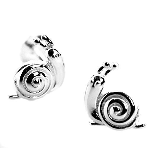 Plata de ley para pendientes de caracol