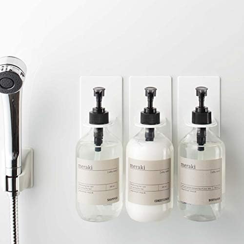 Amazon シャンプーボトル ボトル フック ハンガー ラック 壁 マグネット 磁石 コンディショナー ボディソープ おしゃれ ソープ シャンプー用ディスペンサー ホーム キッチン オンライン通販