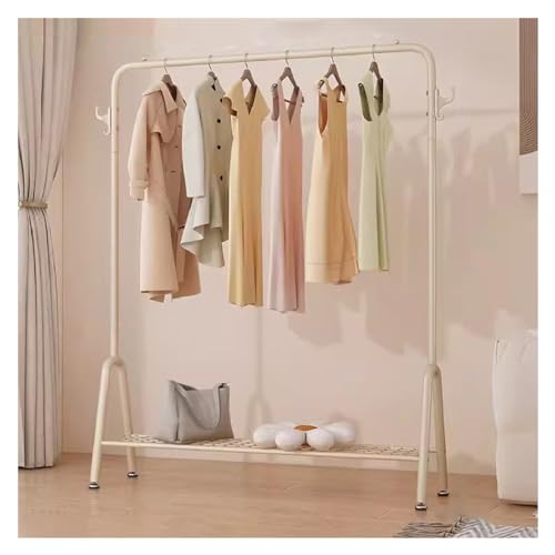 Perchero de metal blanco