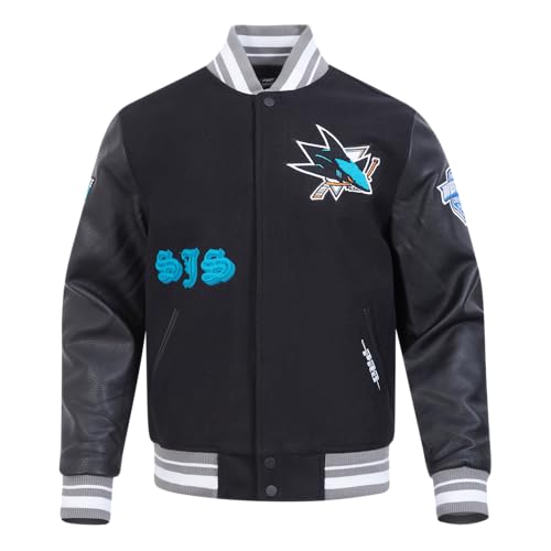 Image of Pro Standard Mens NHL Old English Varsity Jacket