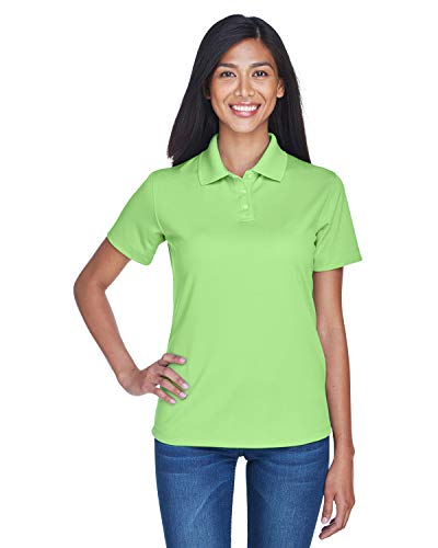 Ultraclub Ladies' Cool & Dry Stain-Release Performance Polo Xs Light Green #TOP1