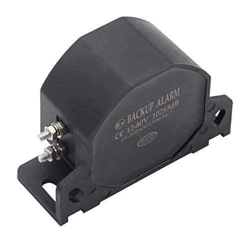 Adaskala Buzina reversa do carro, buzina de alarme de alerta de backup DC12-80V 15W 105dB para camin