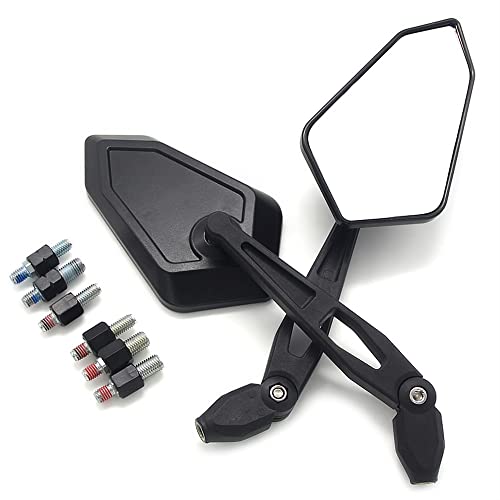 Espejo retrovisor lateral cromado para Suzuki GSR750 y VStrom piezas ABS 4