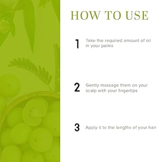 Khadi Natural Pure Amla Hair Oil | Paraben & Mineral Oil Free | Nourishing Formula for Healthy, Strong Hair | Enhances Shine & Reduces Hair Fall- 210 ml