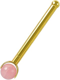Beavorty Rolo De Artesanato Artesanal Com Alça De Metal Rolo Rosa Ferramentas Faciais Para Cuidados Com A Rolo De Massagem Ferramenta De Massagem Facial Massageador De Cuidados Com A
