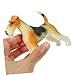 Imagen de GARVALON Escultura Realista De Perro Pequeño Territorio Fox Terrier Modelo Decorativo para Interior y Jardín Decoración De Animales Regalo para Amantes De Mascotas