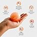 POHS Himalayan Pink Salt Fire Bowl Lamp with 5 Massage Balls, dimmable Switch Electrical Cord, with Replaceable Bulbs, Premium Wood Base.