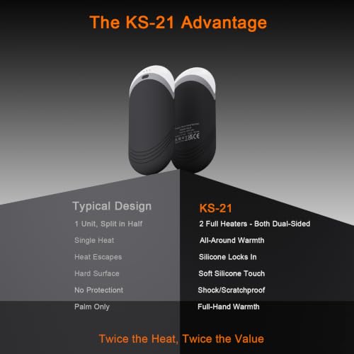 Karecel Thermal Silicone Hand Warmers Rechargeable 2 Pack for Even Heat - image 3