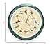 Mark Feldstein, The Original Singing Bird Wall Clock, 13 Inch, Green