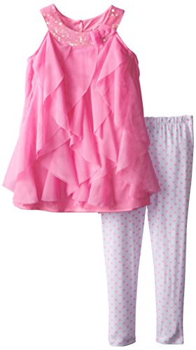 Image of Forever Me Big Girls' Cascade Ruffle Tunic and Legging Set