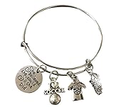 Infinity Collection Soccer Bracelet, Soccer Jewelry, Adjustable Soccer Bracelet- Soccer Charm...