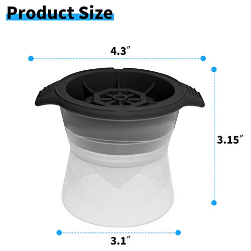 Molde para cubos de hielo diamante 2 piezas miniatura 5