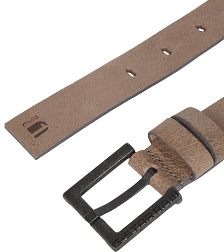 Gistaró Men's Leather Belt, New Duko Belt, CUBA LEATHER/Graphite, 95cm3