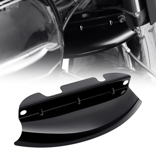 PBYMT Motorcycle Lower Triple Tree Wind Deflector Compatible with Harley Davidson Touring Street Glide Road Glide Electra Glide Road King FLH/T FLHX 2014-2023, Vivid Gloss Black