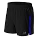 New Balance Men's Impact 5" Track Shorts, Black/Magnet, Medium