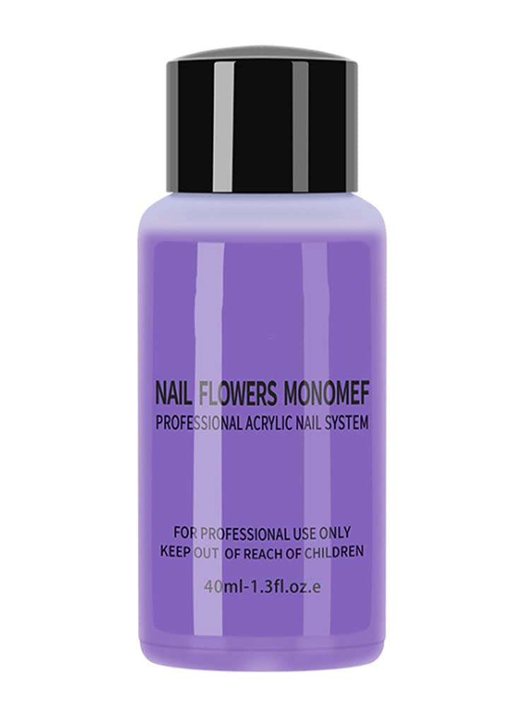 1PC Acrylic Nail Liquid Monomer Non-Yellowing Manicure Crystal Powder Carving Fluid 40ml
