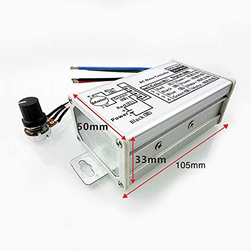 Image of PWM DC Motor Speed Controller, Brush Motor Driver Controls Module DC 9V-60V 12V 24V 36V 48V 60V Motor Pulse Width Modulator Regulator 20A 1200W PWM Monitor Dimmer Governor