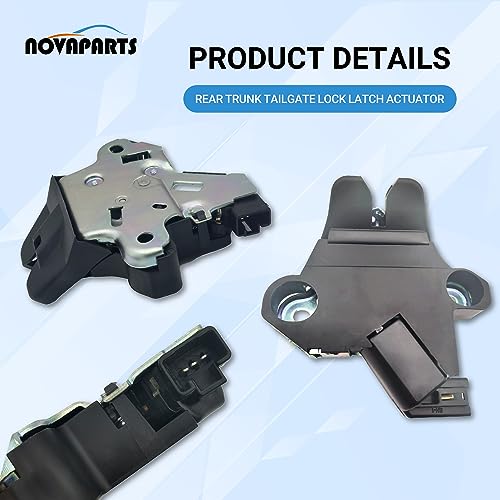 Image of NOVAPARTS Rear Trunk Tailgate Lock Latch Actuator for 2005-2012 Toyota Avalon 3.5L Replace 64600-AC030 64600AC030