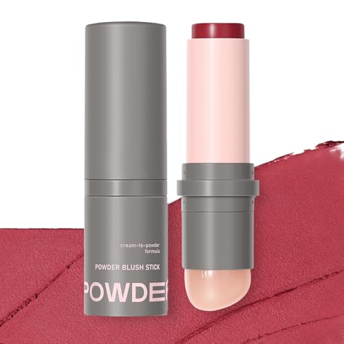 Blush Stick, Fard A Doppia Punta Impermeabile, Fard Viso Donna, Per Donne, Principianti, Professionisti Impegnati, Viaggio, Uscita Weekend, Vacanza, Appuntamento Sera