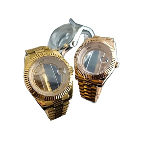 QASTGDE 40MM �P�[�X M8285 �E�H�b�` 316L �X�e�����X�X�`�[���X�g���b�v 8285 ���[�u�����g�p�T�t�@�C�A�~���[�ƃP�[�X�A�N�Z�T���[(ORB)