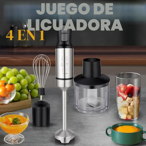 Batidora de mano para triturar sin grumos salsas y cremas densas 3