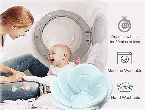image for COALA HOLA Baby Bath Cushion Sink Bather, Soft Quick Drying Bathtub Ma