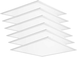 Pack of 6 x Megaman BERTO 36W Backlit TPA SQR Panel 6500K Daylight, IP40, Not Dimmable, 5 Year Warranty, Ultra-Slim TPb fire-Rated, Indoor, Ceiling, Commercial Usage