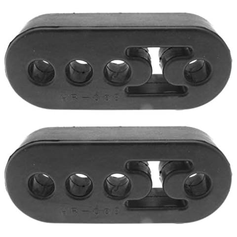 2 PCS Universal Car Exhaust Rubber Mounts Cover